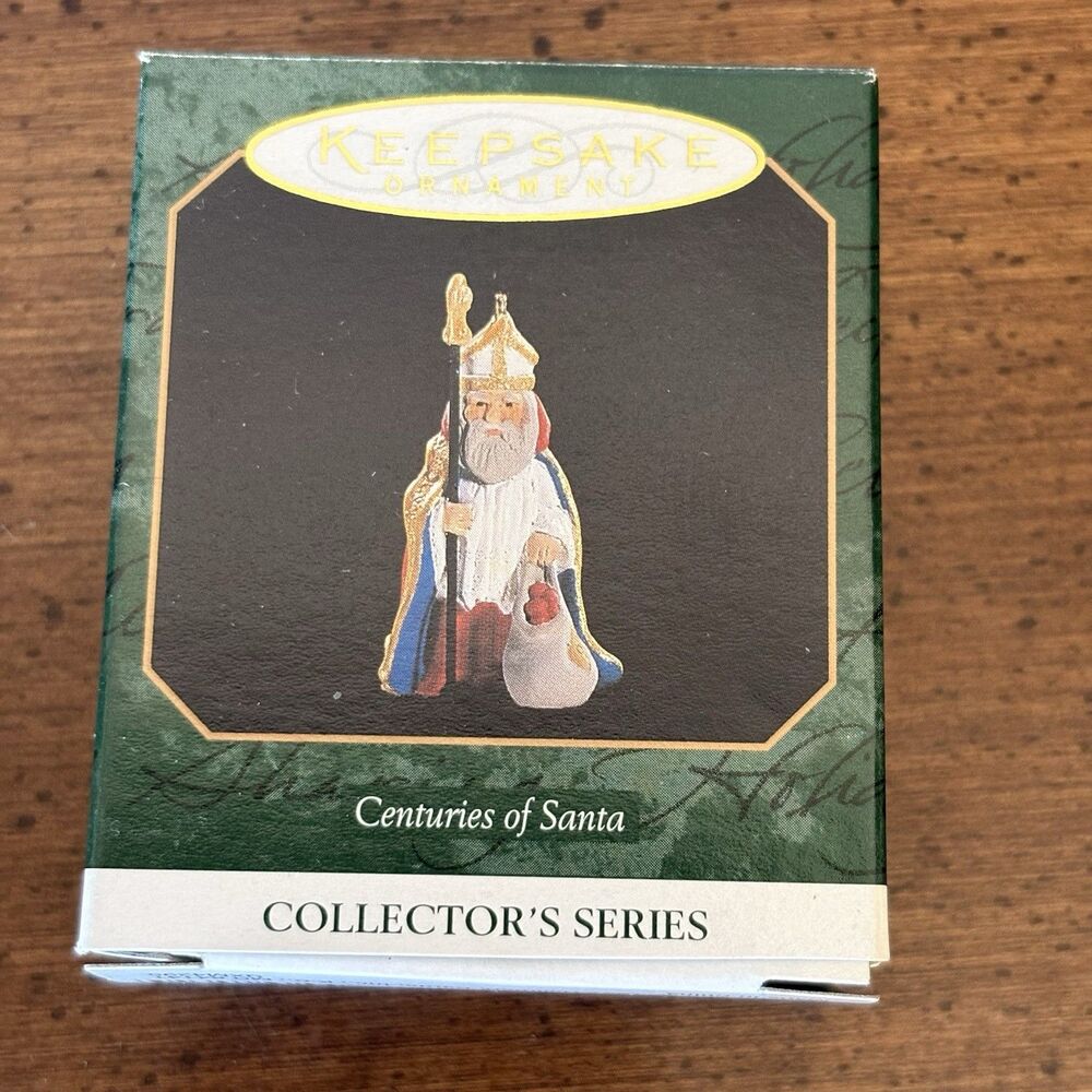 1997 Hallmark Keepsake Ornament Centuries Of Santa Miniature Collector Series #4